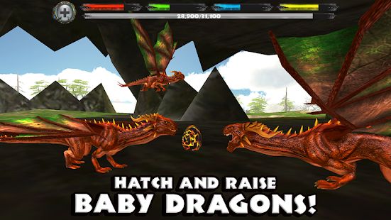 Скачать взломанную World of Dragons: Simulator версия Зависит от устройства apk на Андроид - Бесконечные деньги