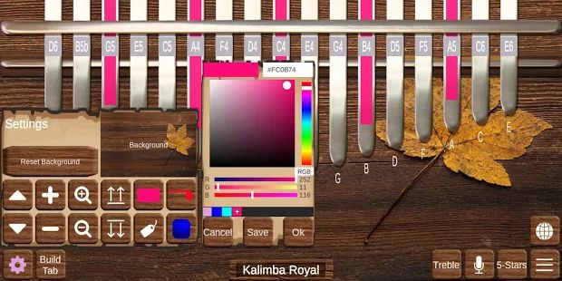 Скачать взломанную Kalimba Royal версия 2.6 apk на Андроид - Много монет