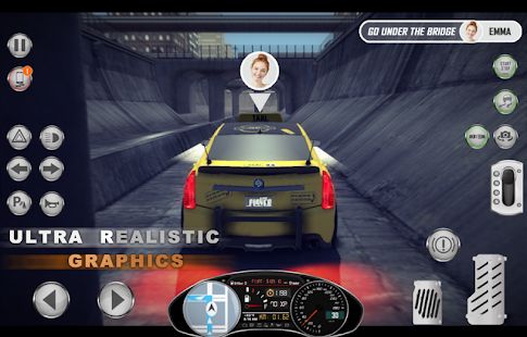 Скачать взломанную Amazing Taxi Simulator V2 2019 версия 1.0.9 apk на Андроид - Открытые уровни
