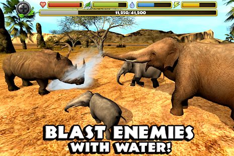 Скачать взломанную Elephant Simulator версия Зависит от устройства apk на Андроид - Много монет