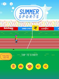 Скачать взломанную Ketchapp Summer Sports версия 2.1.5 apk на Андроид - Бесконечные деньги