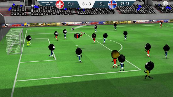 Скачать взломанную Stickman Soccer 2018 версия 2.2.6 apk на Андроид - Открытые уровни