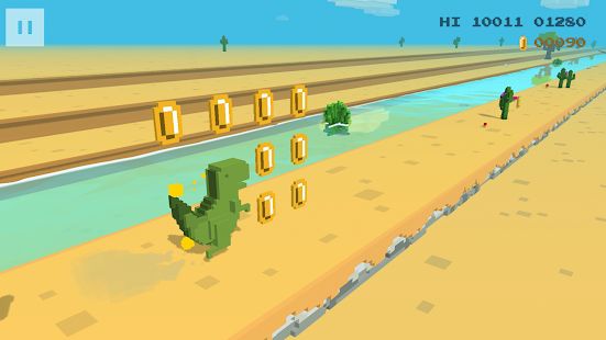 Скачать взломанную Dino 3D от Хауди Хо™ версия 0.4.1 apk на Андроид - Много монет