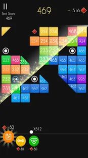 Скачать взломанную Balls Bricks Breaker 2 - Puzzle Challenge версия 2.2.207 apk на Андроид - Много монет