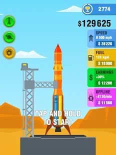 Скачать взломанную Rocket Sky! версия 1.4.3 apk на Андроид - Много монет