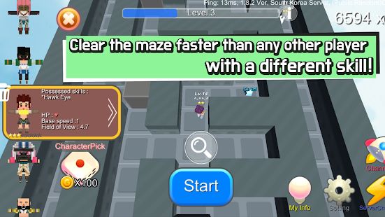 Скачать взломанную Maze.io версия 2.0.0 apk на Андроид - Открытые уровни