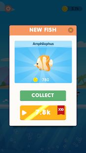 Скачать взломанную Fancy Fishing - Idle Fishing Joy версия 1.4.4 apk на Андроид - Много монет