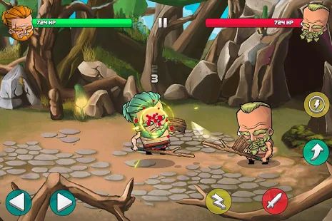 Скачать взломанную Tiny Gladiators версия 2.4.4 apk на Андроид - Открытые уровни