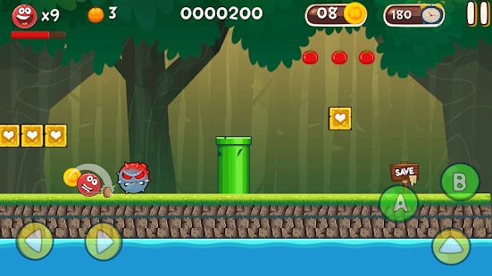 Скачать взломанную Red Ball : Bounce 4 Hero Adventure версия 1.3.1 apk на Андроид - Открытые уровни