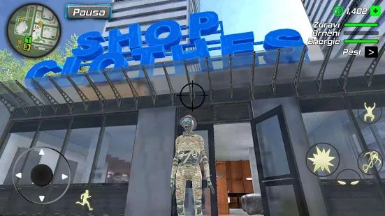 Скачать взломанную Rope Mummy Crime Simulator: Vegas Hero версия 1.0.2 apk на Андроид - Открытые уровни