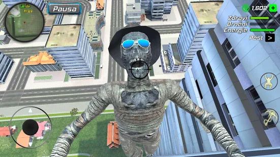 Скачать взломанную Rope Mummy Crime Simulator: Vegas Hero версия 1.0.2 apk на Андроид - Открытые уровни