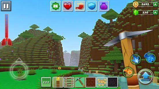 Скачать взломанную Мир кубов - Exploration Lite Craft версия 1.1.0 apk на Андроид - Бесконечные деньги