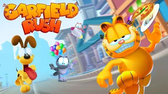 Скачать взломанную Garfield Rush версия 3.9.4 apk на Андроид - Бесконечные деньги