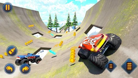 Скачать взломанную горный подъем каскадеры бездорожье авто гонки игра версия 1.1.6 apk на Андроид - Много монет