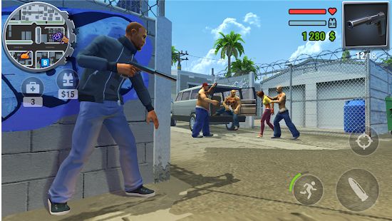 Скачать взломанную Gangs Town Story - экшн шутер с открытым миром версия 0.9b apk на Андроид - Открытые уровни