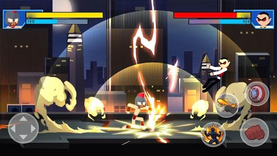 Скачать взломанную Stick Super: Hero - Strike Fight for heroes legend версия 1.1.1 apk на Андроид - Открытые уровни