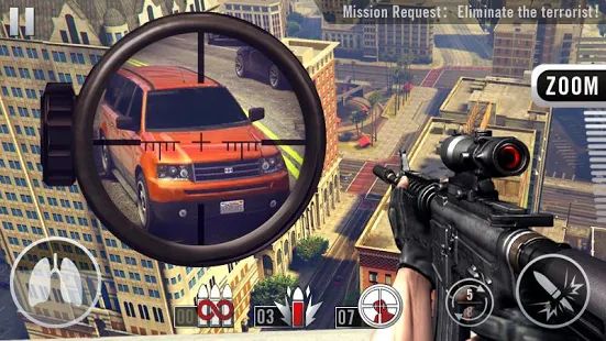Скачать взломанную Элитный снайпер 3D - Sniper Shot версия Зависит от устройства apk на Андроид - Много монет