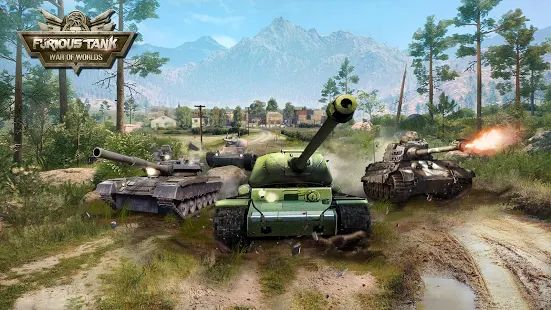 Скачать взломанную Furious Tank: War of Worlds (Яростный танк) версия 1.6.2 apk на Андроид - Открытые уровни