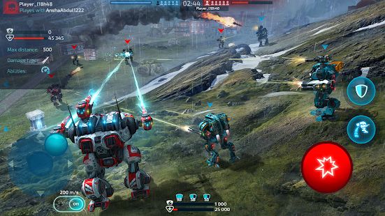 Скачать взломанную Robot Warfare: Mech Battle 3D PvP FPS версия 0.2.2310.1 apk на Андроид - Много монет