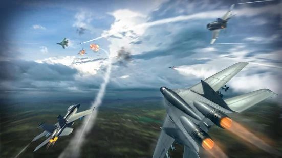 Скачать взломанную Sky Combat: онлайн ПВП бои на самолётах 5х5 версия 2.0 apk на Андроид - Бесконечные деньги
