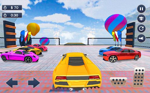 Скачать взломанную Мега рампа Автосимулятор - Невозможное 3D версия 3.0 apk на Андроид - Открытые уровни