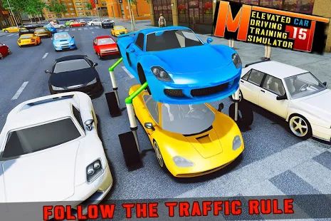 Скачать взломанную Elevated Car Racing Speed Driving Parking Game версия 0.1 apk на Андроид - Много монет