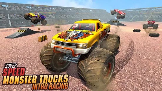 Скачать взломанную Real Monster Truck Demolition Derby Crash Stunts версия 3.0.7 apk на Андроид - Бесконечные деньги