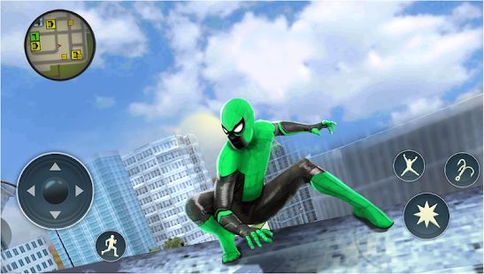 Скачать взломанную Spider Rope Hero - Gangster Crime City версия Зависит от устройства apk на Андроид - Бесконечные деньги
