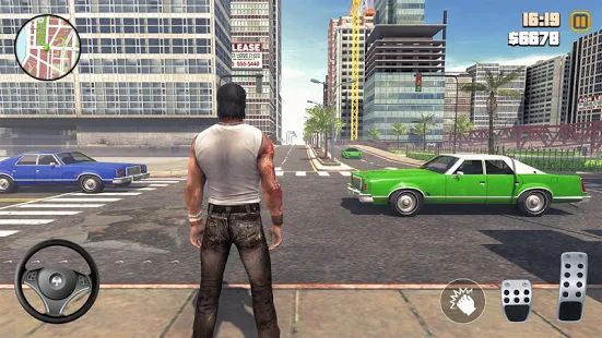 Скачать взломанную Grand Gangster Auto Crime - Theft Crime Simulator версия 1.1.5 apk на Андроид - Много монет