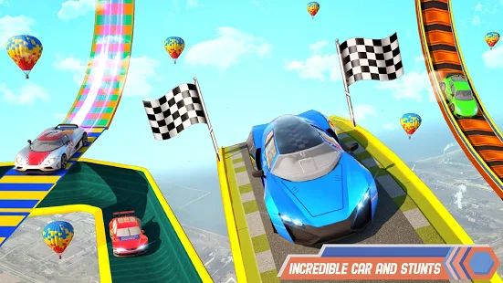 Скачать взломанную Superhero GT гоночный Машина Трюки: новый Машина версия 1.15 apk на Андроид - Много монет