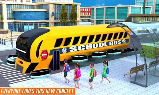 Скачать взломанную летающий школьный автобус робот герой робот игры версия 21 apk на Андроид - Бесконечные деньги