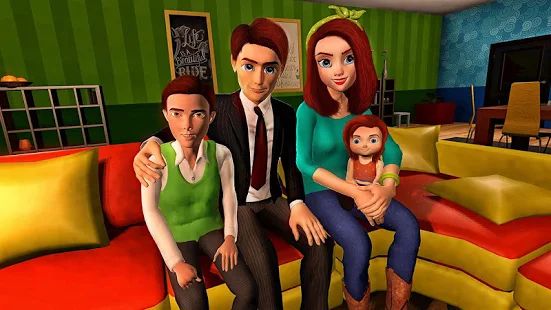 Скачать взломанную Virtual Mother Game: Family Mom Simulator версия 1.25 apk на Андроид - Много монет