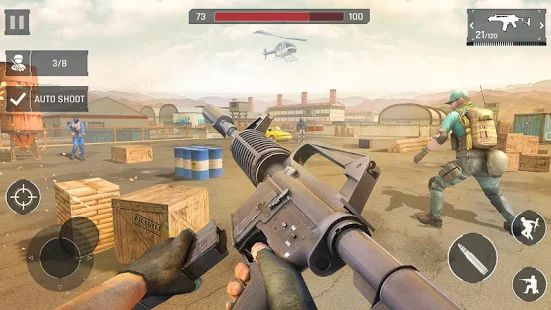 Скачать взломанную Anti Terrorism Shooter 2020 - Free Shooting Games версия 3.3 apk на Андроид - Много монет