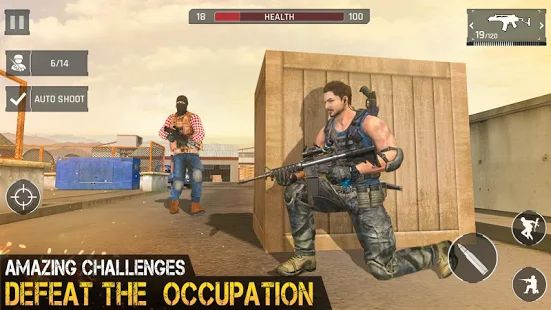 Скачать взломанную Anti Terrorism Shooter 2020 - Free Shooting Games версия 3.3 apk на Андроид - Много монет