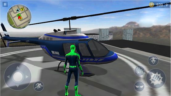 Скачать взломанную Spider Rope Hero: Ninja Gangster Crime Vegas City версия 1.0.13 apk на Андроид - Много монет