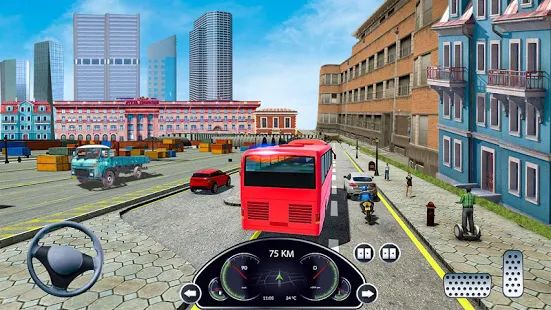 Скачать взломанную Coach Bus Simulator Game: Bus Driving Games 2020 версия 1.0 apk на Андроид - Много монет