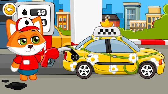Скачать взломанную Такси для малышей версия 1.0.2 apk на Андроид - Много монет