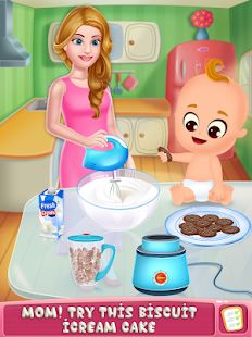 Скачать взломанную Mommy Homemade Ice Cream Cooking версия 1.0 apk на Андроид - Бесконечные деньги