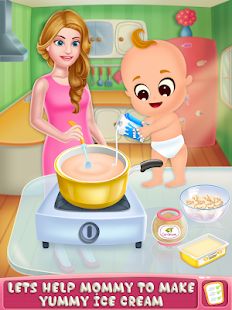 Скачать взломанную Mommy Homemade Ice Cream Cooking версия 1.0 apk на Андроид - Бесконечные деньги