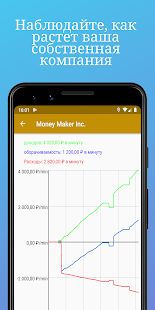 Скачать взломанную Money Clicker — бизнес симулятор и нажав версия 1.4.1 apk на Андроид - Открытые уровни