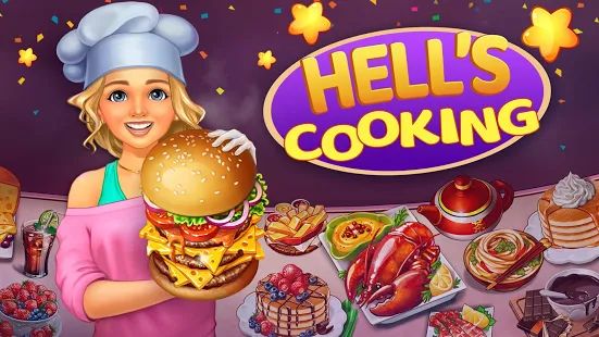 Скачать взломанную Hell’s Cooking: Кухонная лихорадка версия 1.39 apk на Андроид - Много монет