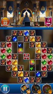 Скачать взломанную Jewel Royal Castle: Match3 puzzle версия 1.5.1 apk на Андроид - Бесконечные деньги