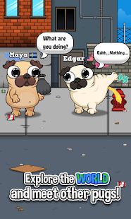 Скачать взломанную Pug - My Virtual Pet Dog версия 1.26 apk на Андроид - Бесконечные деньги