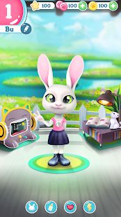 Скачать взломанную Bu Кролик - Игра питомцы животным уход версия 2.7 apk на Андроид - Бесконечные деньги