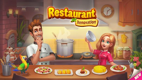 Скачать взломанную Restaurant Renovation версия 2.2.1 apk на Андроид - Открытые уровни