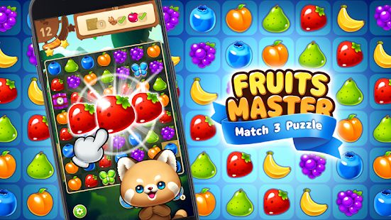 Скачать взломанную Fruits Master : Fruits Match 3 Puzzle версия 1.2.1 apk на Андроид - Много монет