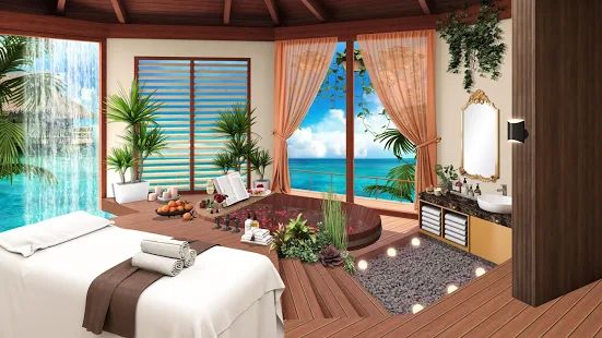 Скачать взломанную Дизайн дома: жизнь на Гавайях версия 1.2.07 apk на Андроид - Много монет