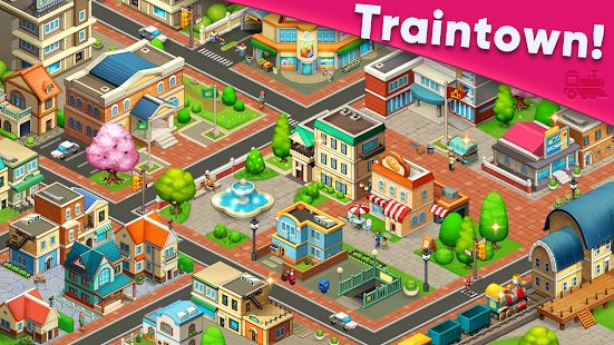Скачать взломанную Merge train town! (Merge Games) версия 1.1.19.2 apk на Андроид - Открытые уровни