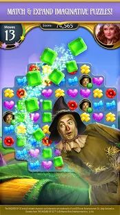 Скачать взломанную The Wizard of Oz Magic Match 3 Puzzles & Games версия 1.0.4706 apk на Андроид - Много монет
