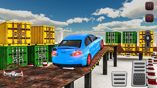 Скачать взломанную автомобильна парковка 3D играть бесплатно вождение версия 1.4.2 apk на Андроид - Открытые уровни